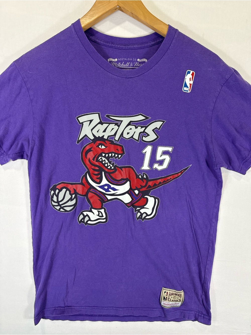 Mitchell & Ness Purple Toronto Raptors Vince Carter #15 Kids Tee